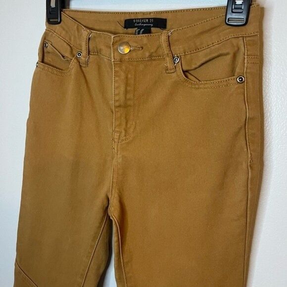 Forever 21 Contemporary Women’s Tan Skinny Jeans Size 24 - Picture 3 of 5